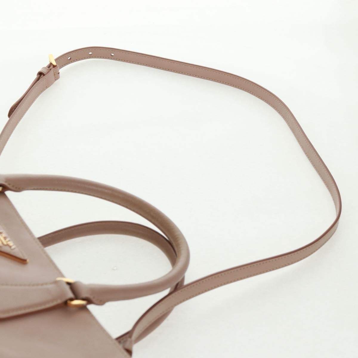 Prada Double Zip Lux Tote Saffiano Leather Pink Leather Tote Bag Bag Authentic thumbnail 22