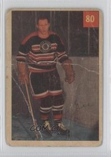 1954-55 Parkhurst George Gee (Premium Ad Back) #80 z9k