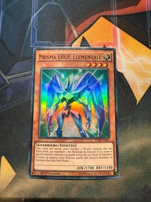 ITALIAN YUGIOH Elemental HERO Prisma FUEN-EN047 Super Rare NM