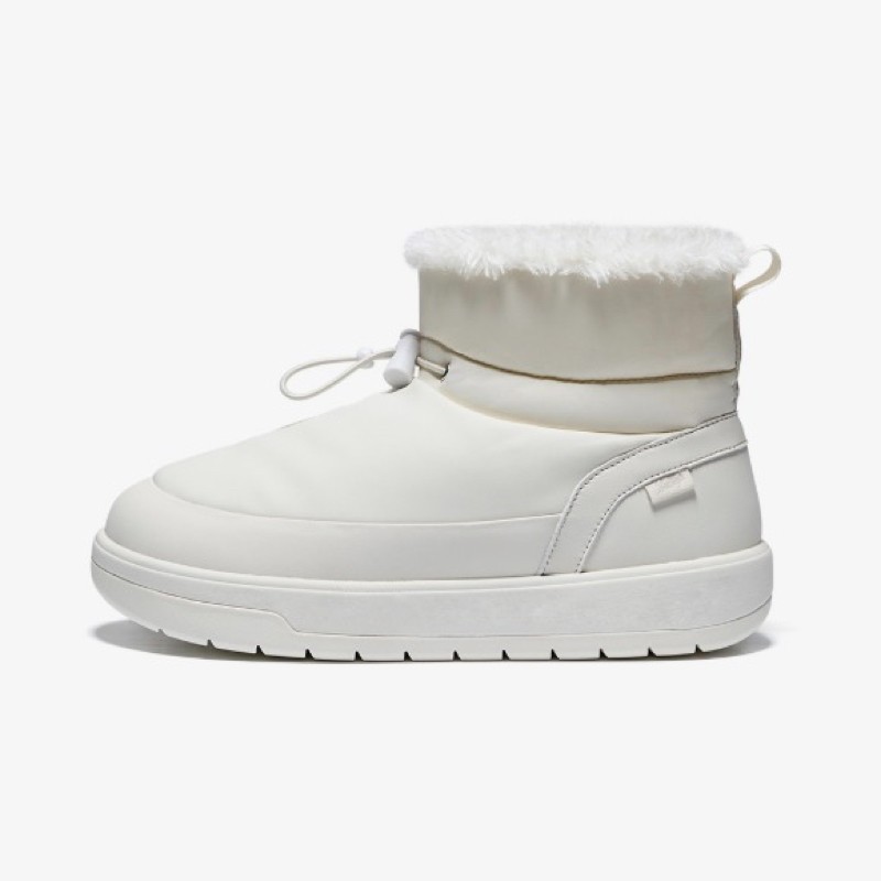 BALLOP Ámbar Mini Zapatos Acolchados Botas de Invierno Crema Suela Antidesliz...