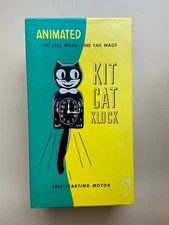 Vintage Empty Box with Insert for Jeweled Black Animated Kit Cat Klock Wall
