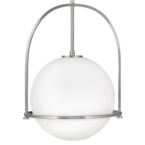 Hinkley Somerset 15 1/2" Wide Brushed Nickel Pendant Light - Picture 5 of 10