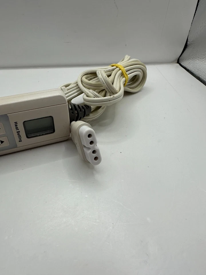 Manta térmica eléctrica Sunbeam controlador alimentado de 4 clavijas SWT200D CAT95D probado Foto 2 de 4