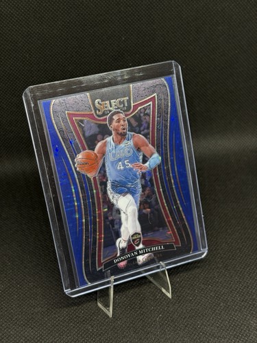 Donovan Mitchell 2024-25 Panini Select Mezzanine Blue Stars Prizm Refractor /20
