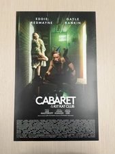 Cabaret at the Kit Kat Club - Window Card - Broadway Poster - Eddie Redmayne