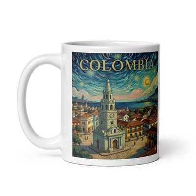 Colombia Mug   Modern Animated Design