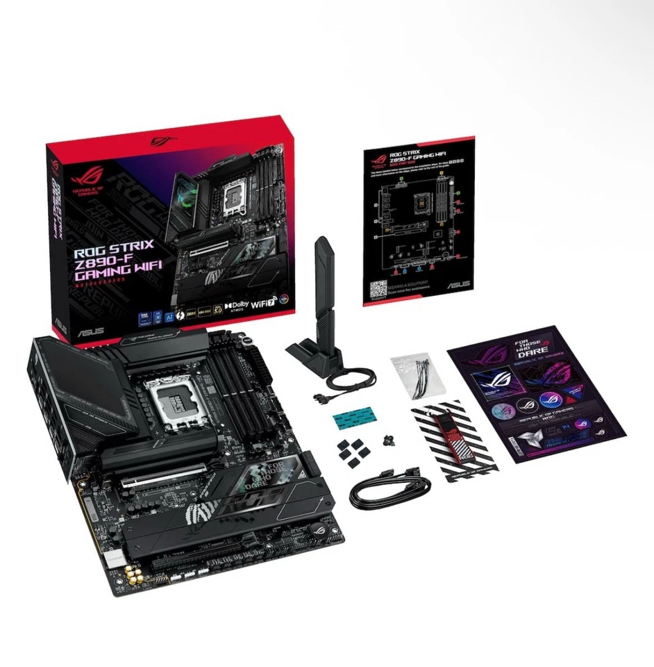 ASUS - ROG STRIX Z890-F GAMING WIFI (Socket LGA 1851) Intel Z890 ATX DDR5 Wi-... - Image 3 of 4