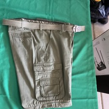 Mens Boy Scouts Canvas Zip-Off Uniform Pants Size Classic 40 Belt