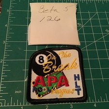 APA Pool League Patch 8 On The Break American Pool Players Association