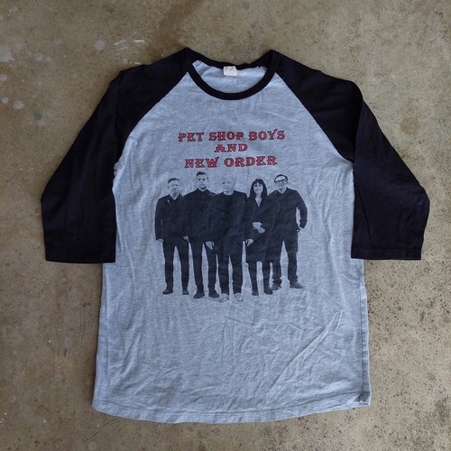 New Order Pet Shop Boys Unity Tour 2022 Shirt Raglan Size Medium Hollywood Bowl - Picture 1 of 5