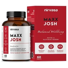 Nirvasa Maxx Josh Testosterone Tablets (500mg) 60 Tab with Ashwagandha Gokshura