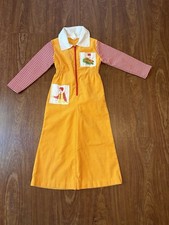 Vintage 1970's Ronald Mcdonald Mcdonalds Toddler Jumpsuit Spiegel Inc 4T