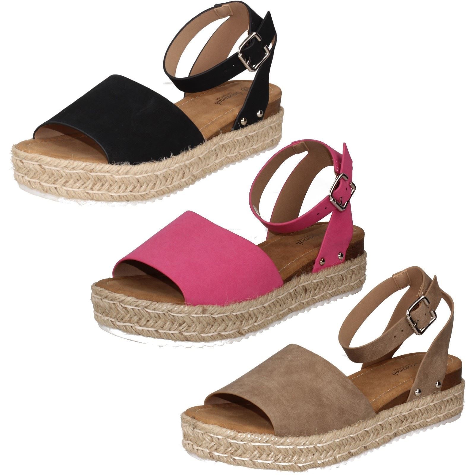 Sandalias De Cuña Amplias Para Mujeres Savannah *F1R2039*