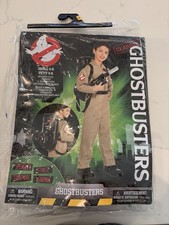Ghostbusters Costume, Jumpsuit, Children, Size Small 4 To 6.