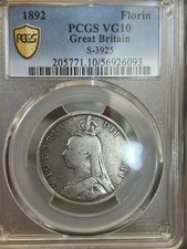 1898 Great Britain Florin,Very Good 10, S-3925, Absolutely Magnificent |