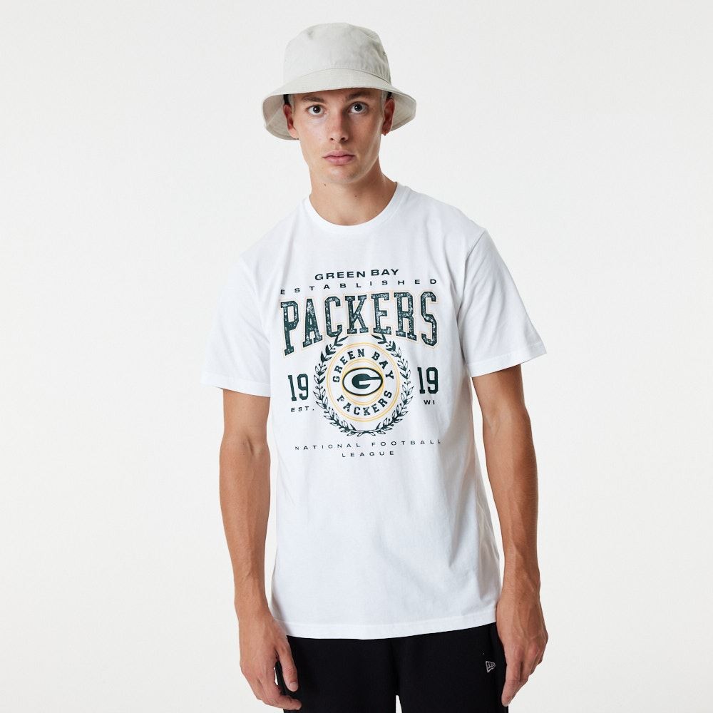 Green Bay Packers tshirt short sleeve mens cotton crew neck Team HALF PRICE