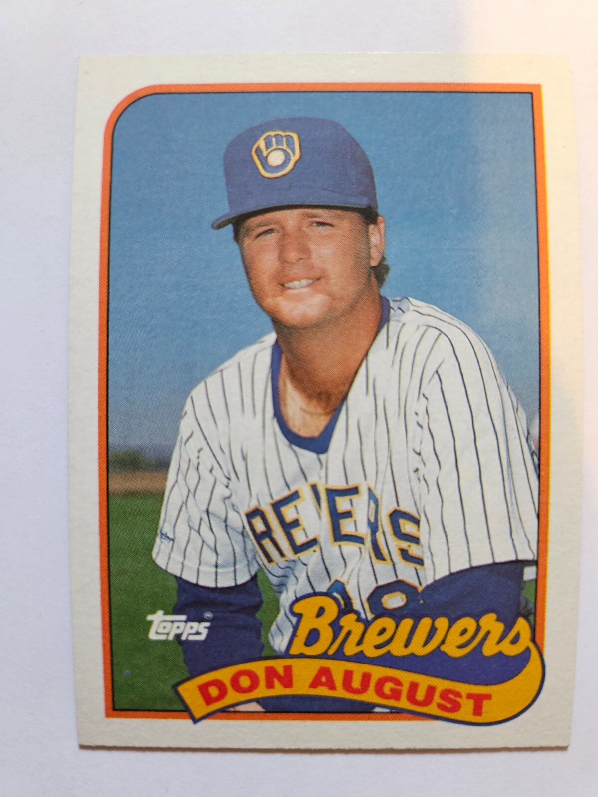 1989 TOPPS DON AUGUST #696 NM
