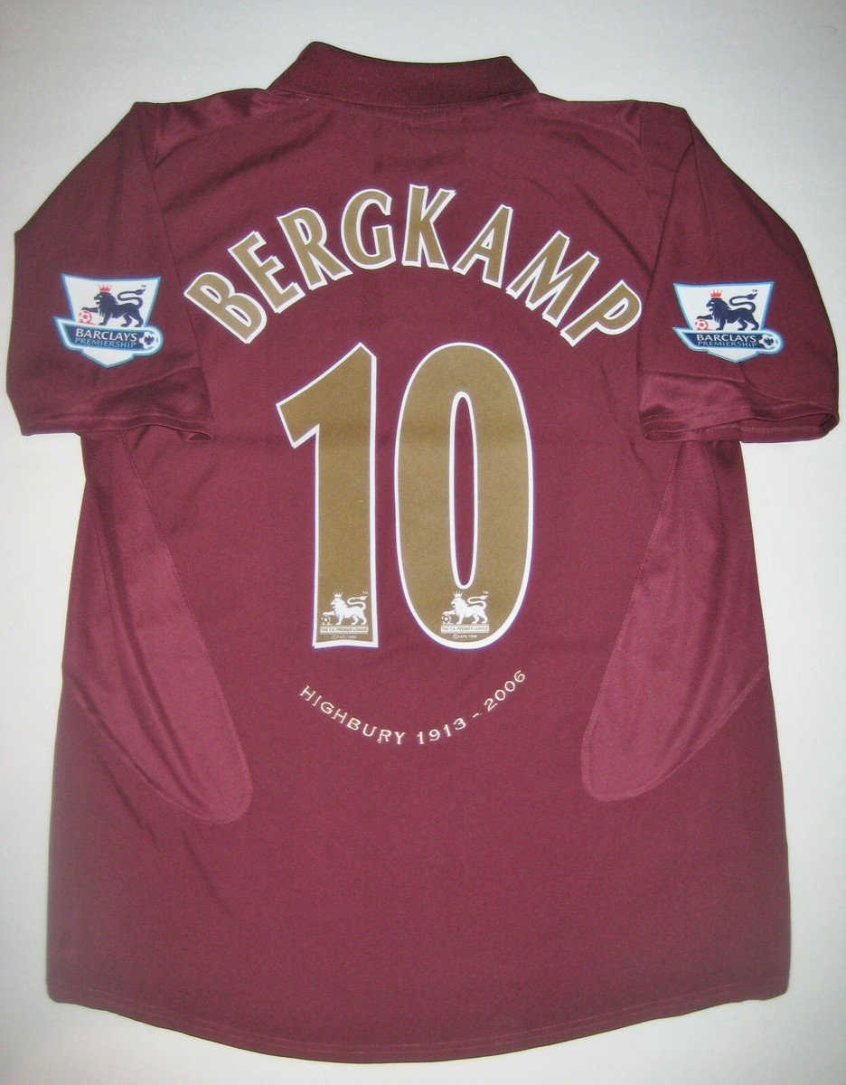 Nike アーセナル ベルカンプ　ベルクカンプ10 Highbury Shirt Authentic Highbury 2005 2006 Arsenal Nike Dennis Bergkamp #10