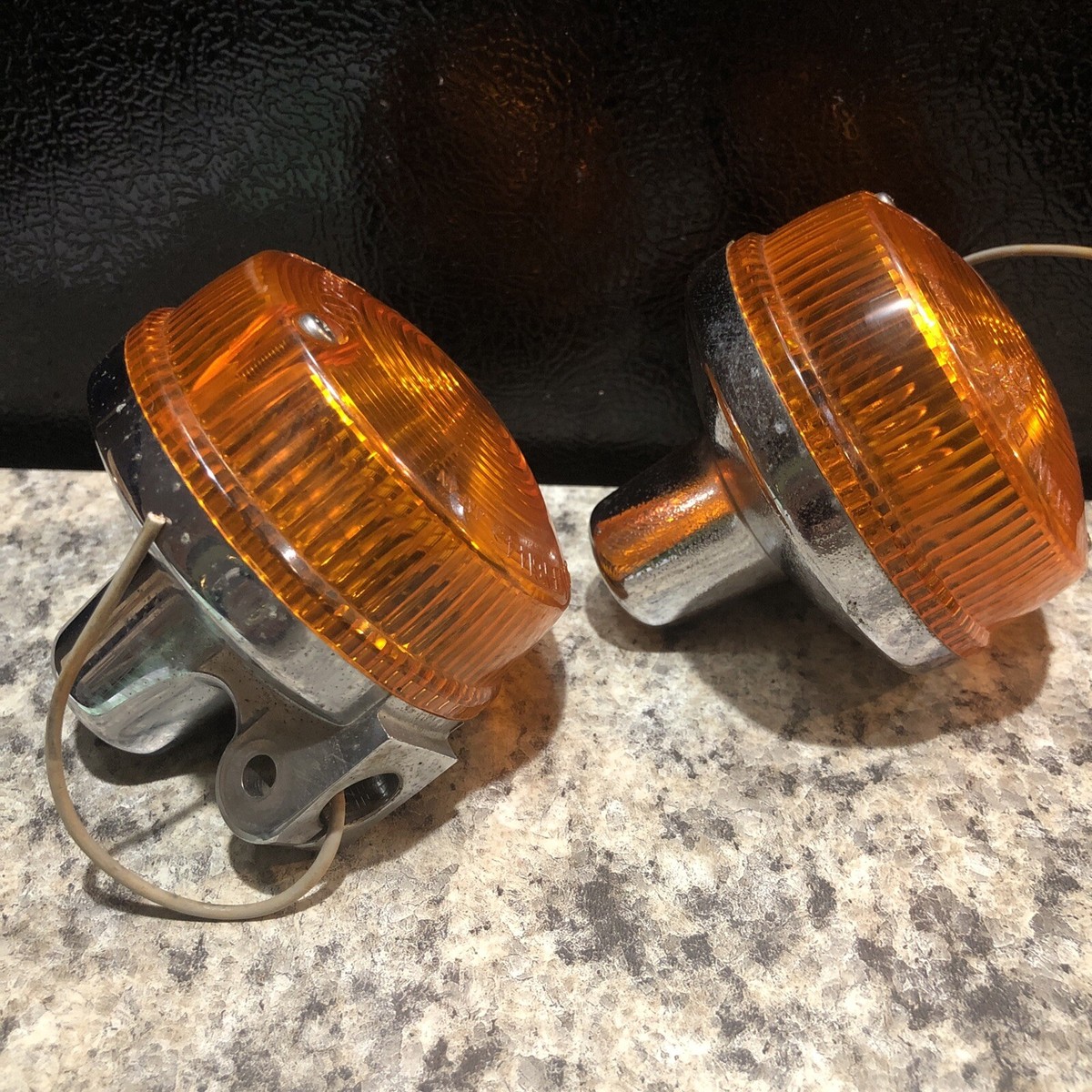 Vintage Honda K 32714 6626 Motorcycle Blinker Lights Stanley