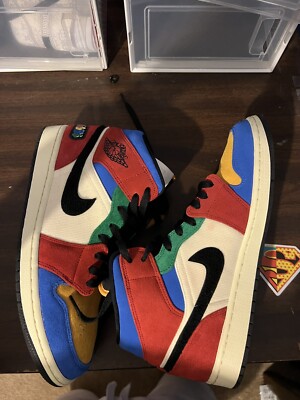 Size 11.5 - Jordan 1 Mid x Blue The Great Fearless 2019 Size 11.5 - Jordan 1 Mid x Blue The Great Fearless 2019