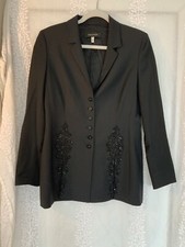 Escada Beaded Sequin Jacket Blazer