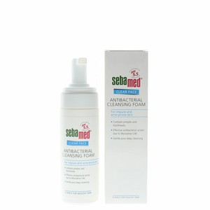 sebamed clear face antibacterial cleansing foam 150ml