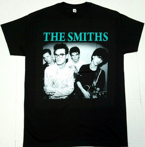 The SMITHS T-shirt Morrissey Alt Indie Rock Band Adult Men's Tee Black New - 第 1/2 張圖片