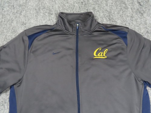 Cal Berkley NIKE Jacket Mens XL Gray Dri-Fit Track & Field Running Sports NCAA - Picture 4 of 11