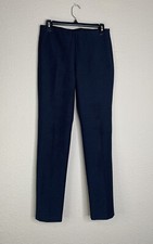 Classics by Worth Women's Slim Leg Dress Pants Grey Size 2 Stretch Cotton Blend