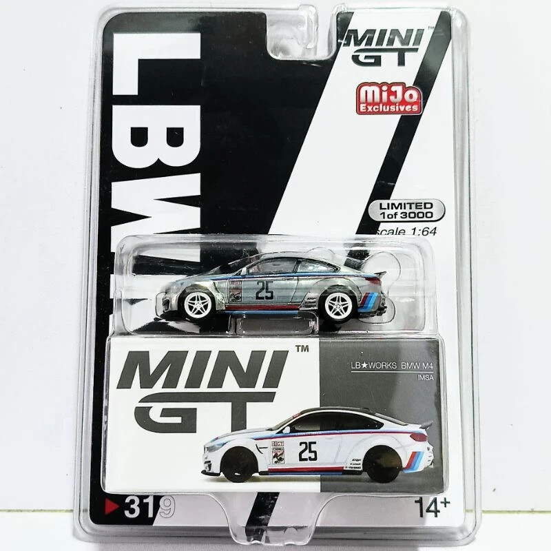 MINI GT LB Works BMW M4 IMSA 1/64 ミニカー 1/64スケール MINI GT「LB-WORKS BMW M4 
