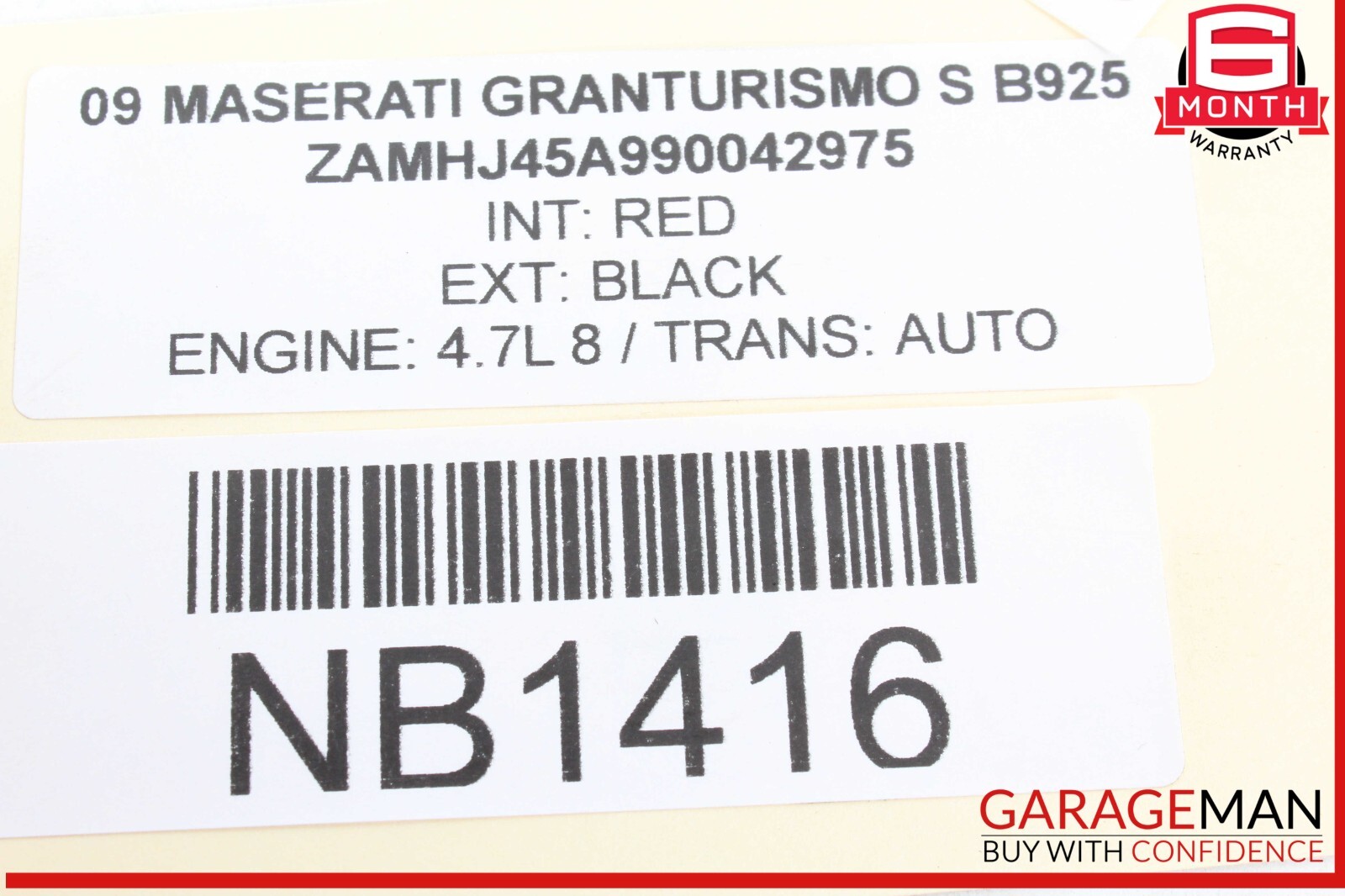 03-10 Maserati GranTurismo Front Left Lower Control Arm 3206581 OEM