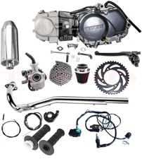 Lifan 125cc Manual Engine Motor Kit For Apollo RFZ 125 Pit Bike Honda CT70 CRF50