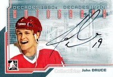2013-14 ITG Decades 1990s Auto #AJD John Druce