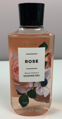 Bath Body Works Rose Shower Gel 10 fl oz Modern Delicate Jasmine Petals Musk NEW