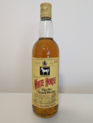 White Horse Fine Old Scotch Whisky, 0,7 l,  43% Vol., 60/70er Jahre, RAR!