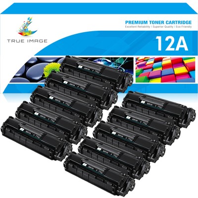10xToner Kompatibel with HP LaserJet 1020/1022/3052/3055 Q2612A Canon FX10/703