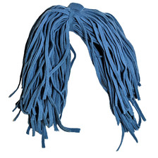 Wool Strips Rug Hooking BLUE NE 323, 18" long 6 Blade Cut 100 ct. Dorr Mill