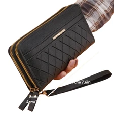 Woman's Black Fashion & Classic Wallet Wristlet - New