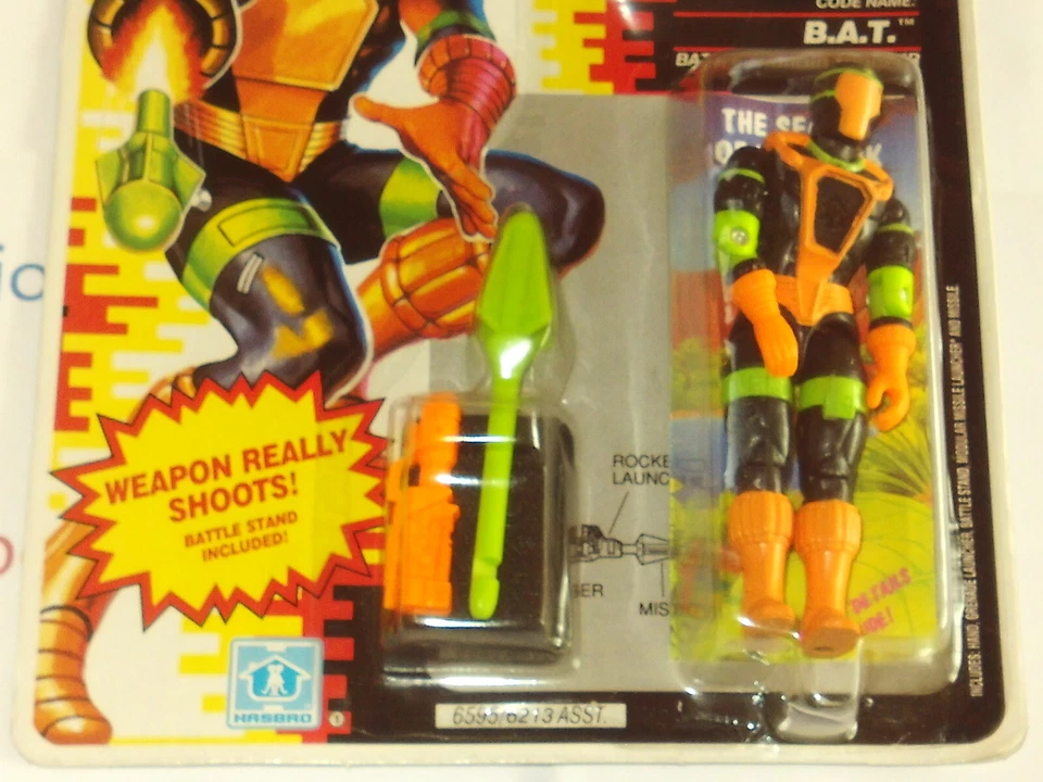 BAT 1991  B.A.T. GI JOE ACTION FORCE COBRA  MOC SEALED CARDED - Image 3 of 4