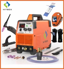 110V/220V 200A MMA/ HF TIG Welding Machine Kits,2in1 TIG Welder with Post Gas
