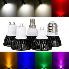 Focos LED regulables E27 GU10 MR16 E14 GU5.3 9W 12W 15W Lámpara 220V 12V RK
