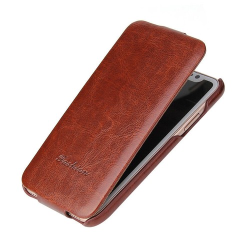 For iPhone 16e/15/14/13/12/11 XR SE Vertical Flip Case Leather Slim Pouch Cover - Picture 5 of 23