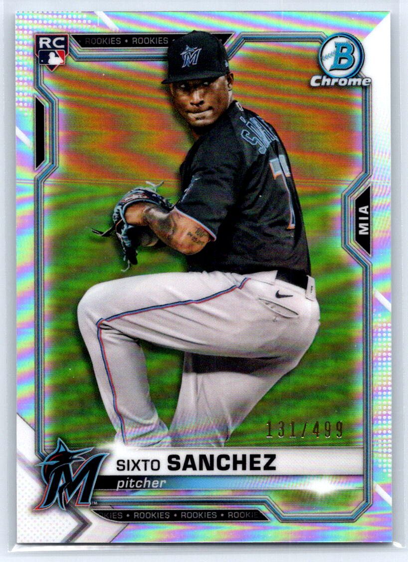 2021 Bowman Chrome #78 Sixto Sanchez Refractor #/499