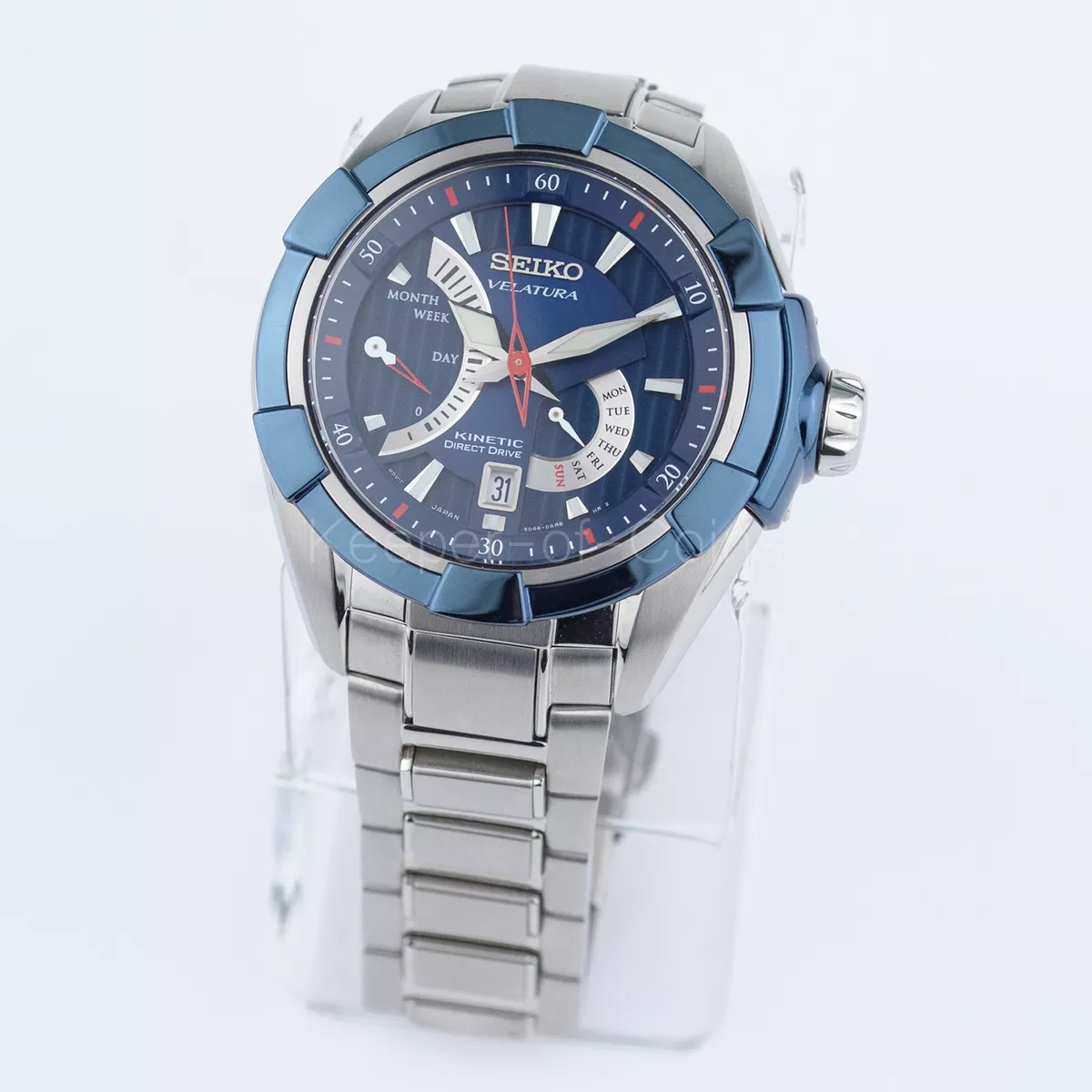 Seiko Velatura Kinetic Direct Drive Reference 5D44 0AH0 JAPAN Wrist Watch