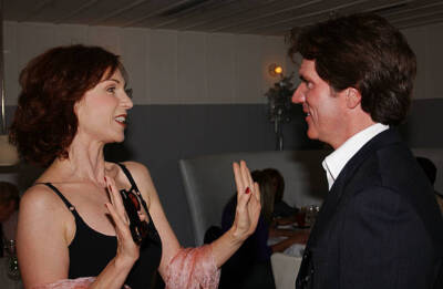 Actress Marilu Henner director Rob Marshall at The Brunch Honoring- Old Photo