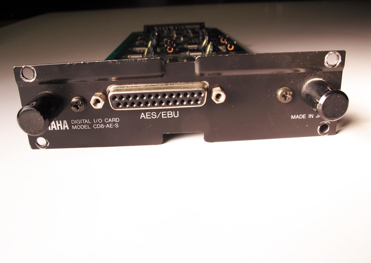 Yamaha CD8-AE-S 8 Channel AES/EBU Digital I/O Card for Yamaha 02R