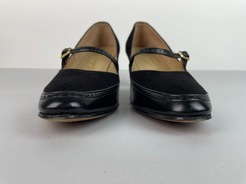 Vintage 1960's Manor Bourne I. Magnin Co Women’s Maryjanes heels Size 8B - Image 3 of 4