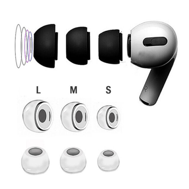 1 pair Replacement Ear Tips for Airpods Pro; Memory Foam Tips Airpod Pro NEW❤