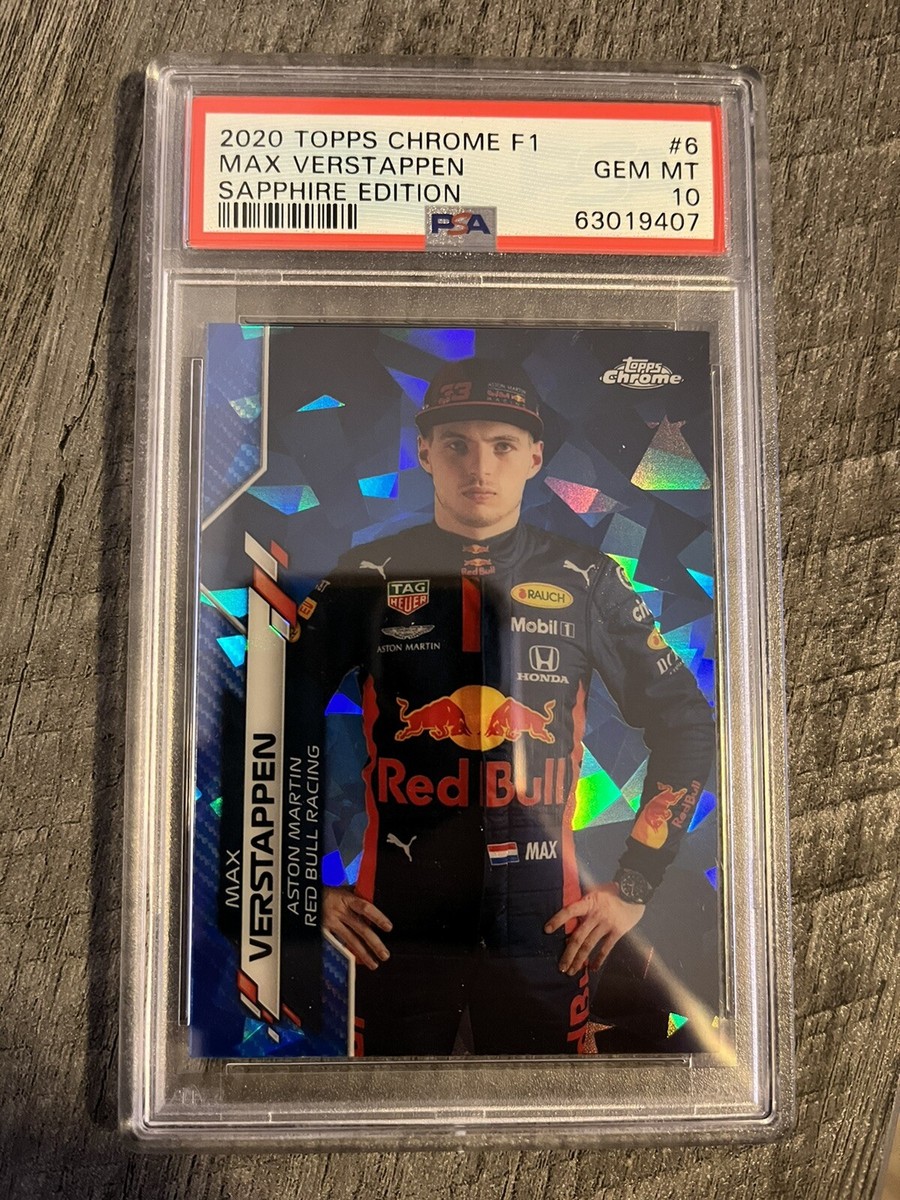 Max Verstappen F1 2020 Topps セット 2020 Topps Chrome Formula 1 Sapphire Max Verstappen PSA 10