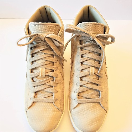 Converse Pro Leather Beige Tan White Shoes 155648C Men's Sz 8, Women's Sz 9.5 - Picture 5 of 12